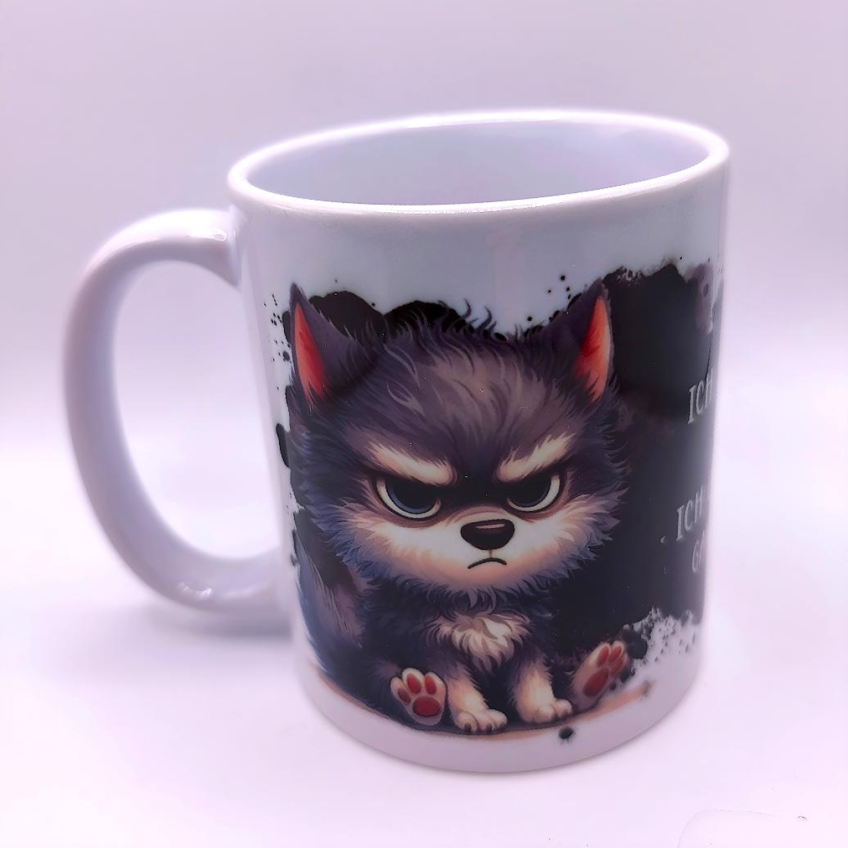 Tasse Wolf grimmig böse